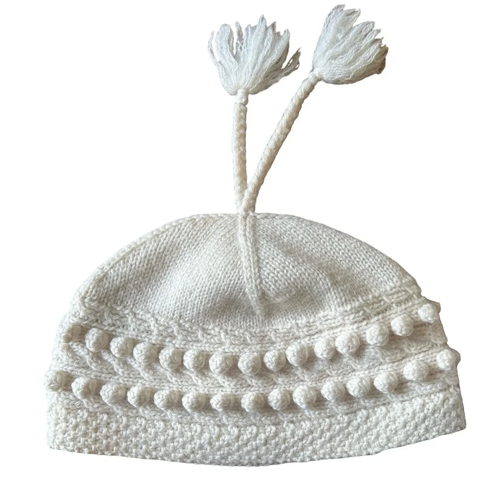 RALPH Ralph Lauren 100%Wool Cream Hat